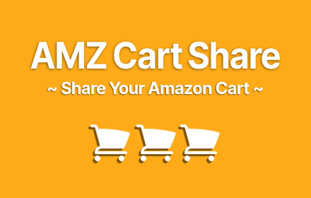 Share your Amazon cart with AMZ Cart Share